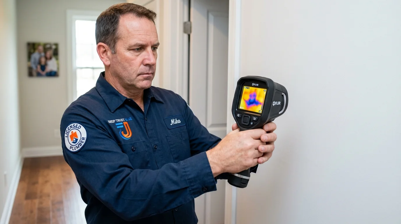 Thermal imaging leak detection by Johns Plumbing LLC in Dundee